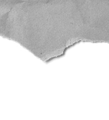 ripped paper on white background