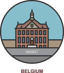 Hasselt. Cities and towns in Belgium