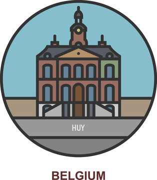 Huy. Cities and towns in Belgium
