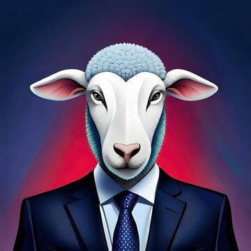Homme mouton, g&eacute;n&eacute;rative AI