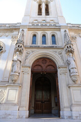 Fototapeta na wymiar Saint-Charles Church Entrance Monte-Carlo