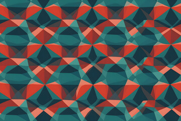 Seemless geometric pattern. AI generated