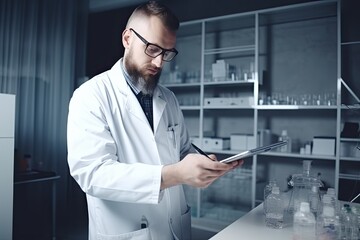 scientists working in laboratory