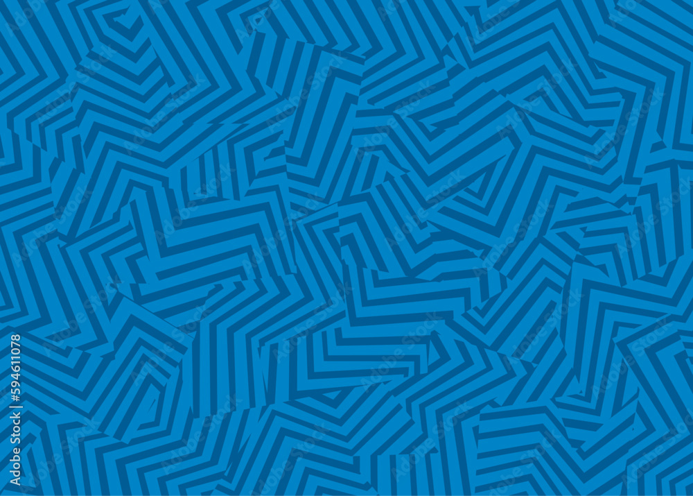Poster abstract background with seamless dazzle camouflage pattern