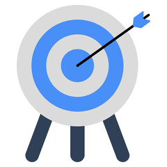 An icon design of target 