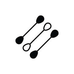 cotton pads icon vector stock.