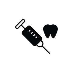 vaccination icon vector stock.