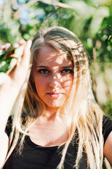 Naklejka premium portrait of a woman