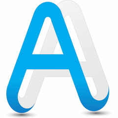 Print  A Type Logo Design.