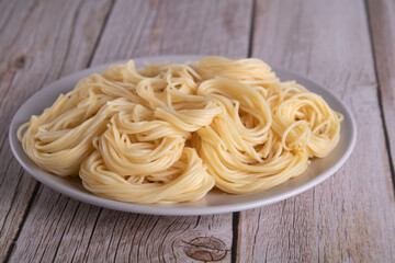 photo of pasta in a plate