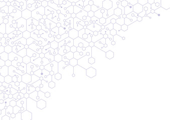 background with polygons of different sizes