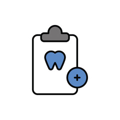 medical report icon vector stock.