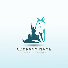 logo for city dog trainer