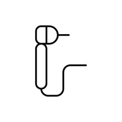 drill icon vector stock.