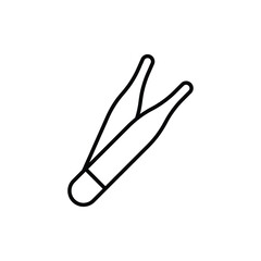 tweezers icon vector stock.