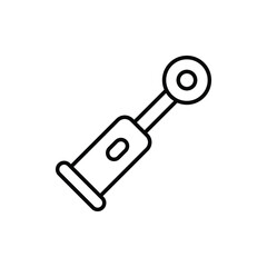 electric toothbrush icon vector stock.