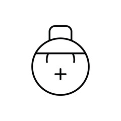 first aid kit icon vector stock.