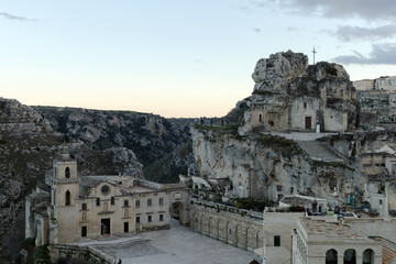  Sassi Di Matera, San Pietro Caveoso Church and Church of Saint Mary of Idris from above