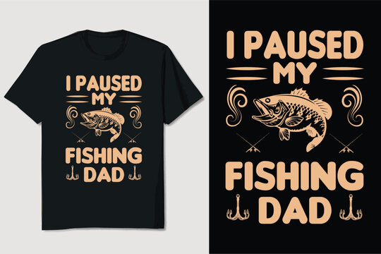 Fishign Game t shirt design 