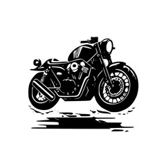 Motorcycle - High Quality Vector Logo - Vector illustration ideal for T-shirt graphic