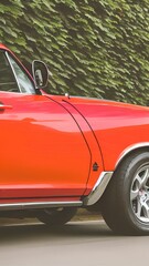 car on the road made using Generative AI Technology.