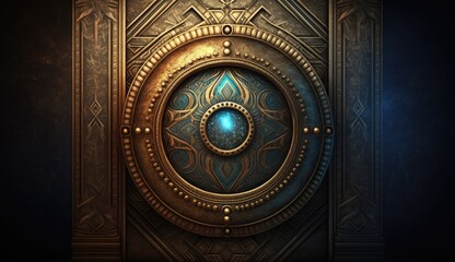 A Adventure Background in the Hidden Artifact Hunt Style - Mysterious Artifact Adventure Wallpaper - Stylish Vintage Retro Ancient Adventure Backdrop Texture - Created with Generative AI technology