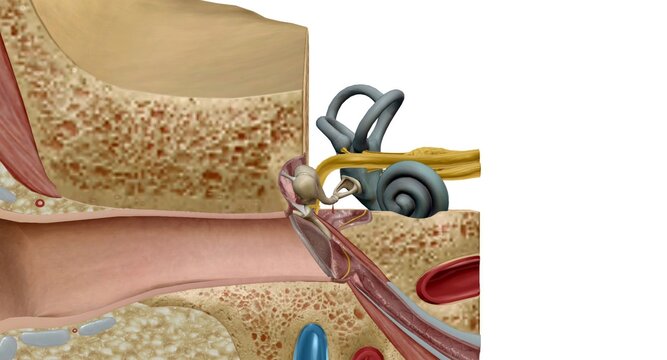 The inner ear is the innermost p of the ear, and houses the vestibulocochlear organs.