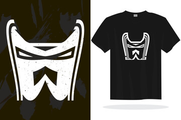 Modern t shirt design with random vector graphics