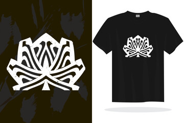 Modern t shirt design with random vector graphics