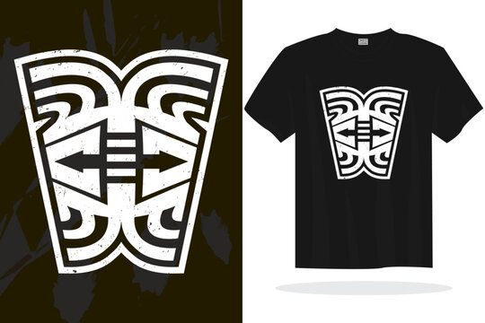 Modern t shirt design with random vector graphics
