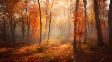 autumn in the forest