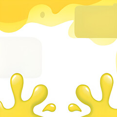 Yellow Liquid color background. Fluid gradient composition