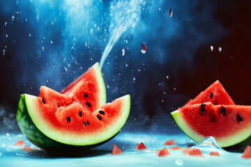 watermelon, generated by artificial intelligence