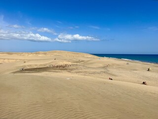 Maspalomas Beach on the island of Gran Canaria, Spain