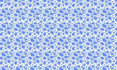 Blue Leopard Print Pattern Background