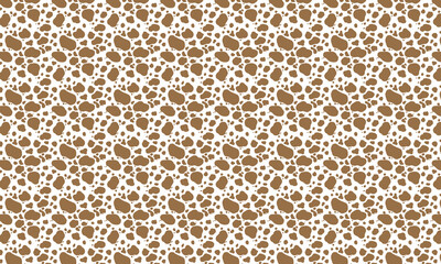 Brown Leopard Print Pattern Background