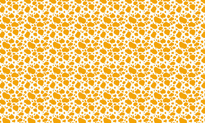 Yellow Leopard Print Pattern Background
