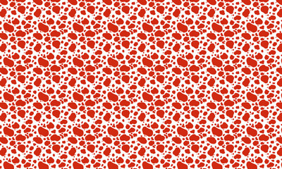 Red Leopard Print Pattern Background