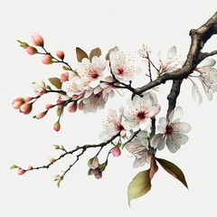 cherry blossom branch