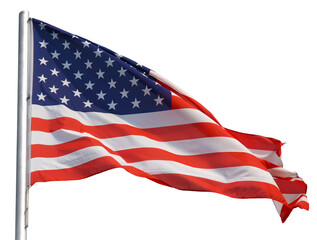 American flag of United States of America transparent PNG