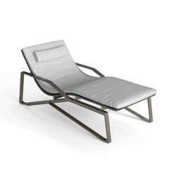 the contemporary chaise lounger, 3d rendering