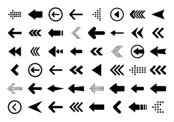 Arrow icon. Modern simple arrows. Arrow big black set icons. Arrow vector collection. Arrows. Cursor. Arrow. Vector illustration. Trend. Top. Trends Vector