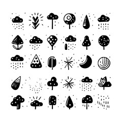Texture - Minimalist and Flat Logo - Vector illustration