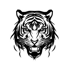 Fototapeta na wymiar Tiger - High Quality Vector Logo - Vector illustration ideal for T-shirt graphic