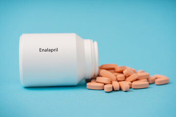 Enalapril, A medication used to treat high blood pressure and heart failure