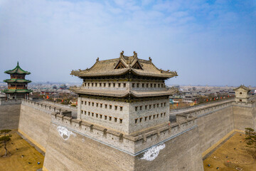 Obraz premium The ancient county of Taiyuan, Shanxi Province, China