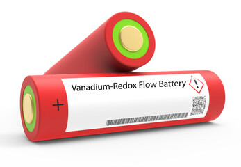 Vanadium-redox Flow Battery A vanadium-redox flow battery is a type of rechargeable battery that uses 