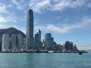 Fototapeta na wymiar Hong Kong Skyline by day