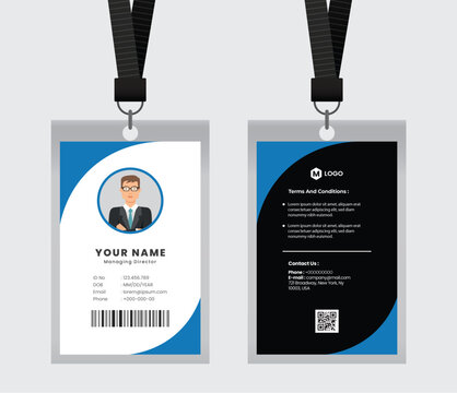 Employ ID card Design