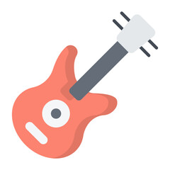 Guitar Flat Icon